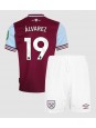 West Ham United Edson Alvarez #19 Hjemmedraktsett Barn 2024-25 Korte ermer (+ bukser)